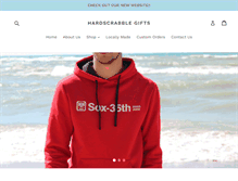 Tablet Screenshot of hardscrabblegifts.com